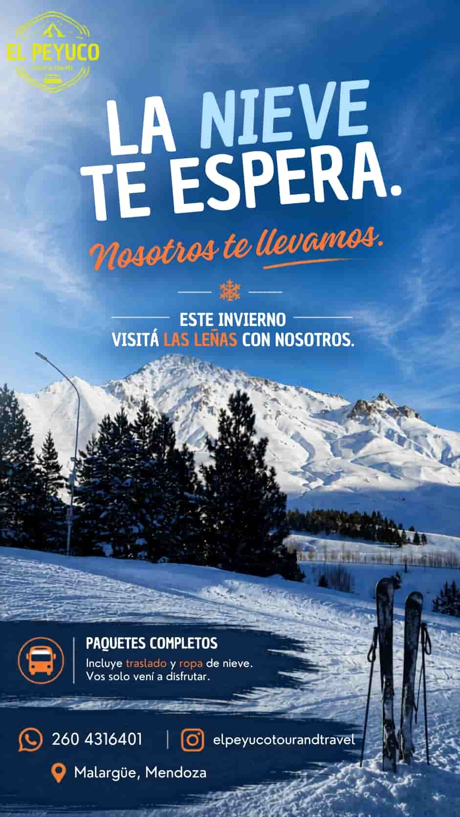 El Peyuco - La nieve te espera, Las Leñas